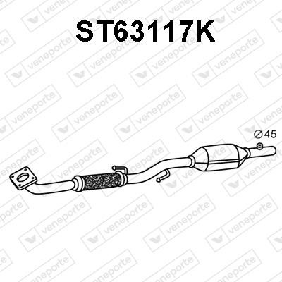 Veneporte ST63117K Katalizator ST63117K: Dobra cena w Polsce na 2407.PL - Kup Teraz!