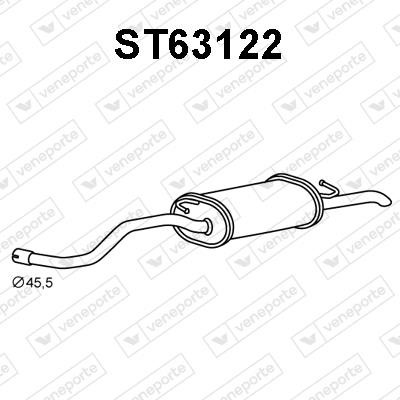 Veneporte ST63122 Endschalldämpfer ST63122: Kaufen Sie zu einem guten Preis in Polen bei 2407.PL!