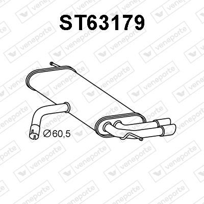 Veneporte ST63179 End Silencer ST63179: Buy near me at 2407.PL in Poland at an Affordable price!