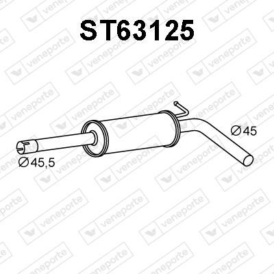 Veneporte ST63125 Vorschalldämpfer ST63125: Kaufen Sie zu einem guten Preis in Polen bei 2407.PL!