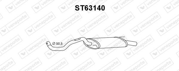 Veneporte ST63140 End Silencer ST63140: Buy near me in Poland at 2407.PL - Good price!