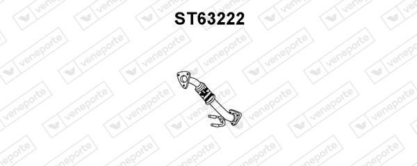 Veneporte ST63222 Exhaust pipe ST63222: Buy near me in Poland at 2407.PL - Good price!