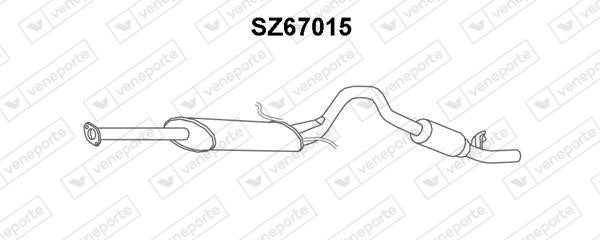 Veneporte SZ67015 End Silencer SZ67015: Buy near me in Poland at 2407.PL - Good price!