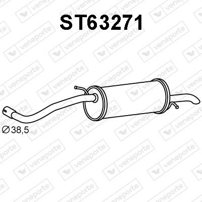 Veneporte ST63271 End Silencer ST63271: Buy near me at 2407.PL in Poland at an Affordable price!