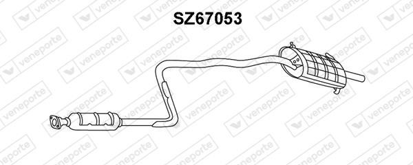 Veneporte SZ67053 End Silencer SZ67053: Buy near me in Poland at 2407.PL - Good price!