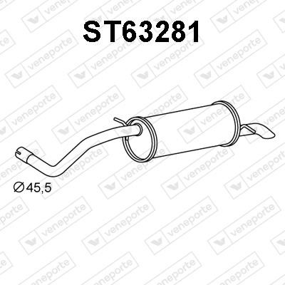 Veneporte ST63281 End Silencer ST63281: Buy near me at 2407.PL in Poland at an Affordable price!