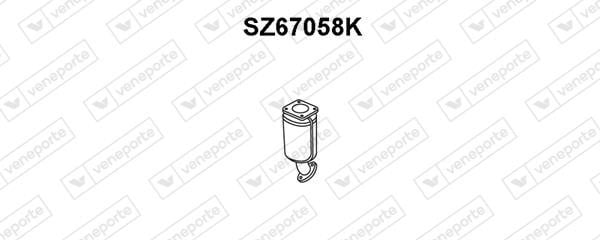 Veneporte SZ67058K Katalizator SZ67058K: Atrakcyjna cena w Polsce na 2407.PL - Zamów teraz!