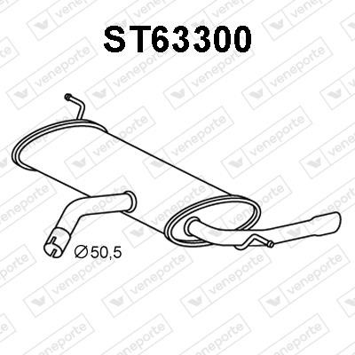 Veneporte ST63300 Endschalldämpfer ST63300: Kaufen Sie zu einem guten Preis in Polen bei 2407.PL!