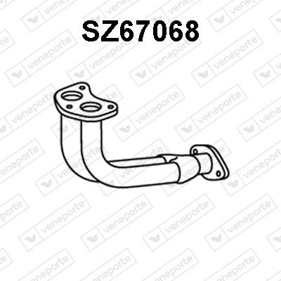 Veneporte SZ67068 Exhaust pipe SZ67068: Buy near me in Poland at 2407.PL - Good price!