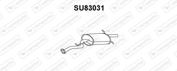 Veneporte SU83031 End Silencer SU83031: Buy near me in Poland at 2407.PL - Good price!
