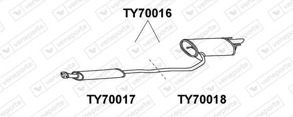 Veneporte TY70016 End Silencer TY70016: Buy near me at 2407.PL in Poland at an Affordable price!
