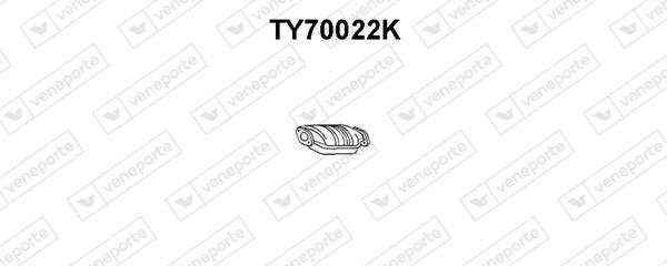 Veneporte TY70022K Katalizator TY70022K: Dobra cena w Polsce na 2407.PL - Kup Teraz!