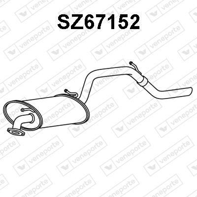 Veneporte SZ67152 End Silencer SZ67152: Buy near me in Poland at 2407.PL - Good price!