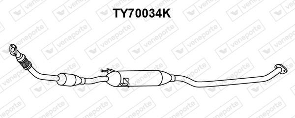 Veneporte TY70034K Catalytic Converter TY70034K: Buy near me in Poland at 2407.PL - Good price!
