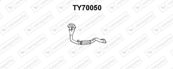 Veneporte TY70050 Exhaust pipe TY70050: Buy near me in Poland at 2407.PL - Good price!