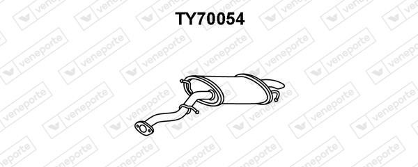 Veneporte TY70054 End Silencer TY70054: Buy near me in Poland at 2407.PL - Good price!