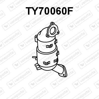 Veneporte TY70060F Diesel particulate filter DPF TY70060F: Buy near me in Poland at 2407.PL - Good price!