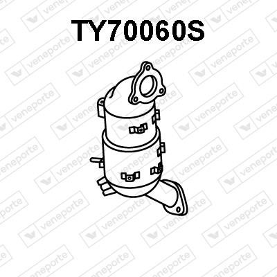 Veneporte TY70060S Diesel particulate filter DPF TY70060S: Buy near me in Poland at 2407.PL - Good price!