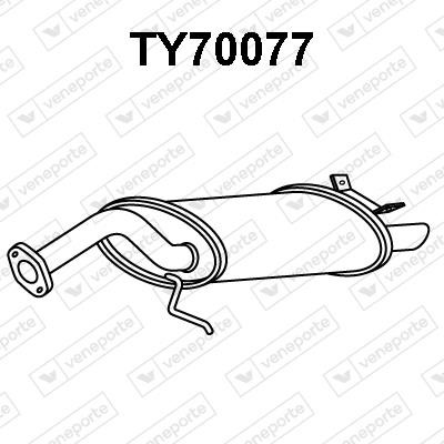Veneporte TY70077 Endschalldämpfer TY70077: Kaufen Sie zu einem guten Preis in Polen bei 2407.PL!