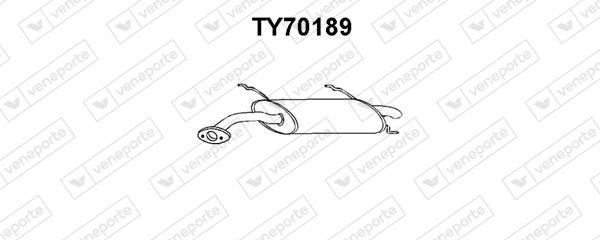 Veneporte TY70189 End Silencer TY70189: Buy near me in Poland at 2407.PL - Good price!