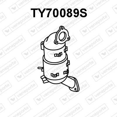 Veneporte TY70089S Фільтр сажевий DPF TY70089S: Приваблива ціна - Купити у Польщі на 2407.PL!