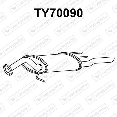 Veneporte TY70090 Endschalldämpfer TY70090: Kaufen Sie zu einem guten Preis in Polen bei 2407.PL!