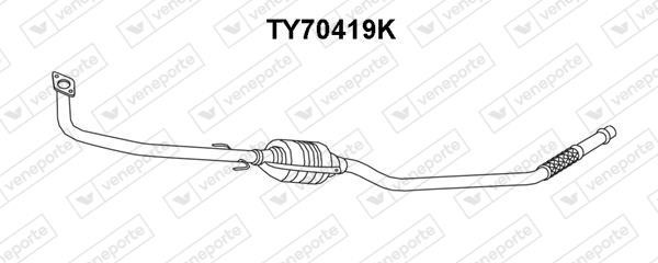 Veneporte TY70419K Catalytic Converter TY70419K: Buy near me at 2407.PL in Poland at an Affordable price!