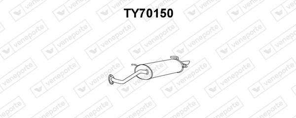 Veneporte TY70150 End Silencer TY70150: Buy near me in Poland at 2407.PL - Good price!