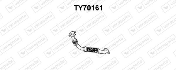Veneporte TY70161 Exhaust pipe TY70161: Buy near me in Poland at 2407.PL - Good price!