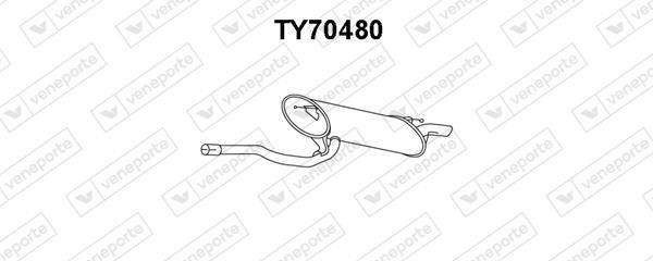 Veneporte TY70480 End Silencer TY70480: Buy near me at 2407.PL in Poland at an Affordable price!