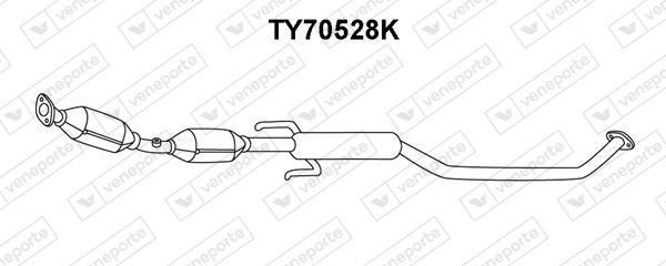 Veneporte TY70528K Catalytic Converter TY70528K: Buy near me at 2407.PL in Poland at an Affordable price!