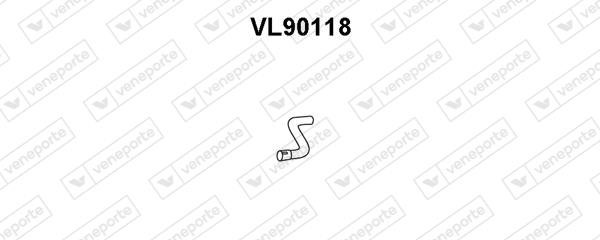 Veneporte VL90118 Exhaust pipe VL90118: Buy near me in Poland at 2407.PL - Good price!