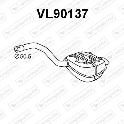 Veneporte VL90137 End Silencer VL90137: Buy near me in Poland at 2407.PL - Good price!