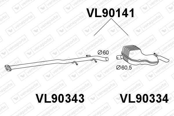 Veneporte VL90141 Endschalldämpfer VL90141: Kaufen Sie zu einem guten Preis in Polen bei 2407.PL!