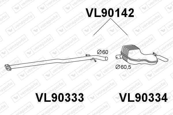 Veneporte VL90142 Endschalldämpfer VL90142: Kaufen Sie zu einem guten Preis in Polen bei 2407.PL!