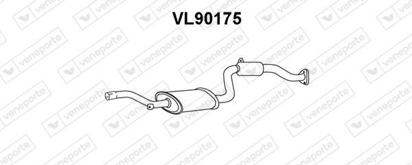 Veneporte VL90175 Central silencer VL90175: Buy near me in Poland at 2407.PL - Good price!