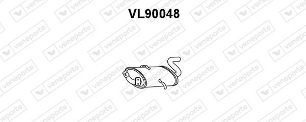 Veneporte VL90048 Глушитель, задняя часть VL90048: Отличная цена - Купить в Польше на 2407.PL!