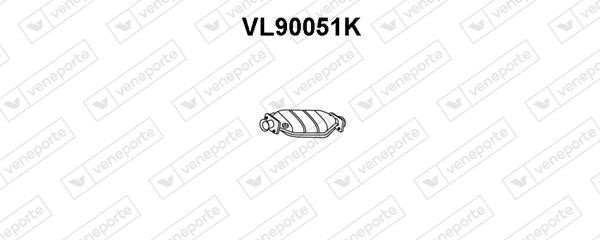 Veneporte VL90051K Catalytic Converter VL90051K: Buy near me in Poland at 2407.PL - Good price!