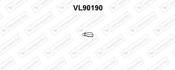 Veneporte VL90190 Rura wydechowa VL90190: Dobra cena w Polsce na 2407.PL - Kup Teraz!