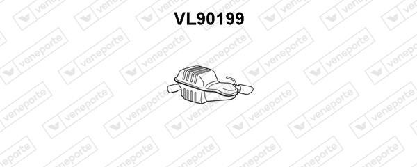 Veneporte VL90199 Глушник, задня частина VL90199: Приваблива ціна - Купити у Польщі на 2407.PL!
