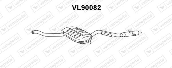 Veneporte VL90082 End Silencer VL90082: Buy near me in Poland at 2407.PL - Good price!