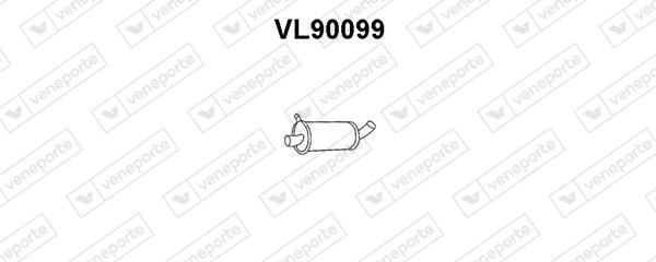 Veneporte VL90099 Central silencer VL90099: Buy near me in Poland at 2407.PL - Good price!