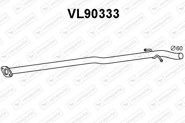 Veneporte VL90333 Выхлопная труба VL90333: Отличная цена - Купить в Польше на 2407.PL!