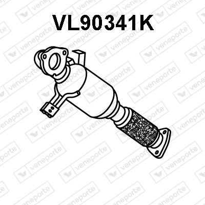 Veneporte VL90341K Catalytic Converter VL90341K: Buy near me in Poland at 2407.PL - Good price!