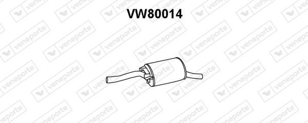 Veneporte VW80014 Tłumik, część tylna VW80014: Dobra cena w Polsce na 2407.PL - Kup Teraz!