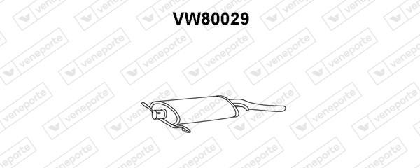 Veneporte VW80029 Tłumik, część tylna VW80029: Atrakcyjna cena w Polsce na 2407.PL - Zamów teraz!
