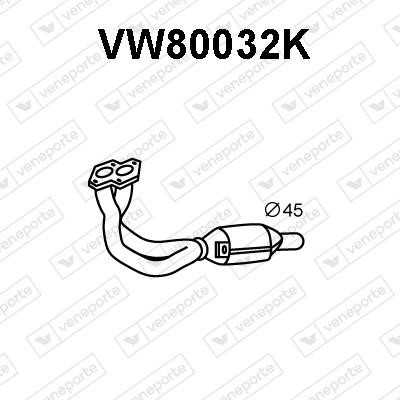 Veneporte VW80032K Katalizator VW80032K: Dobra cena w Polsce na 2407.PL - Kup Teraz!