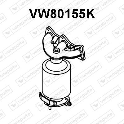 Veneporte VW80155K Katalysator VW80155K: Kaufen Sie zu einem guten Preis in Polen bei 2407.PL!