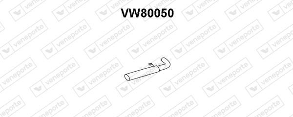 Veneporte VW80050 Глушитель, задняя часть VW80050: Отличная цена - Купить в Польше на 2407.PL!