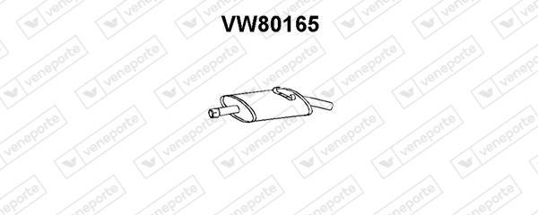 Veneporte VW80165 End Silencer VW80165: Buy near me in Poland at 2407.PL - Good price!